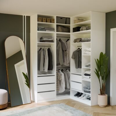 Garderobemeubel Moduowa OPENO – Wit
