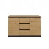 1 Dressoir Malwa 2D3S/BA – Artisan eiken / Antraciet
