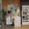 Rek PALERMO – Wit – 1 lade – 4 planken
