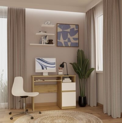 Bureau Komputerowe PORTO – 98,5 × 75 × 51 cm – rechts