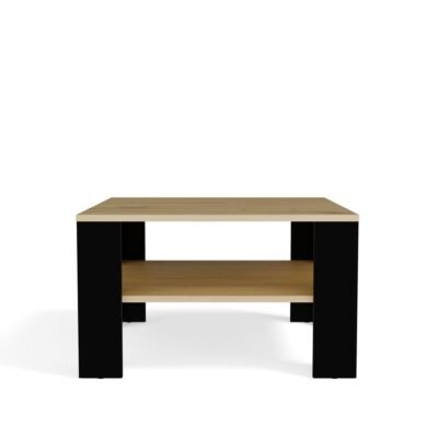 10 Tafel SQUARE – Artisan eiken / Zwart