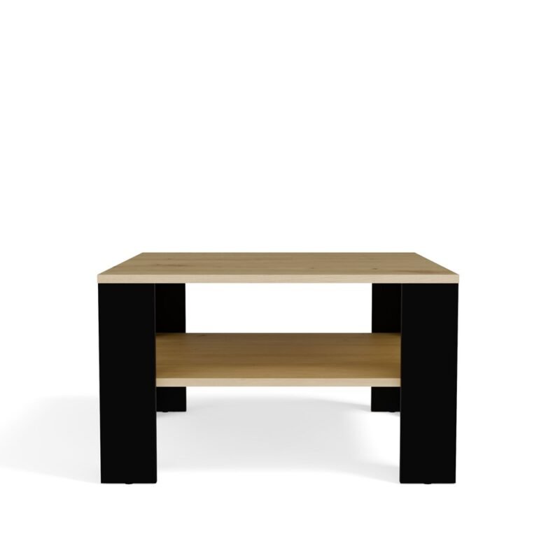 10 Tafel SQUARE – Artisan eiken / Zwart