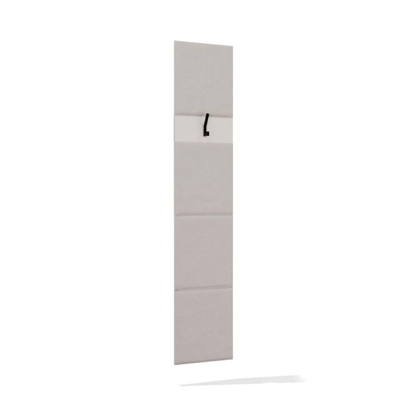 Garderobemeubel HAGA – Kasjmier beige – met beklede zitting