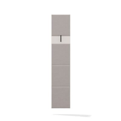 Garderobemeubel HAGA – Kasjmier beige – met beklede zitting