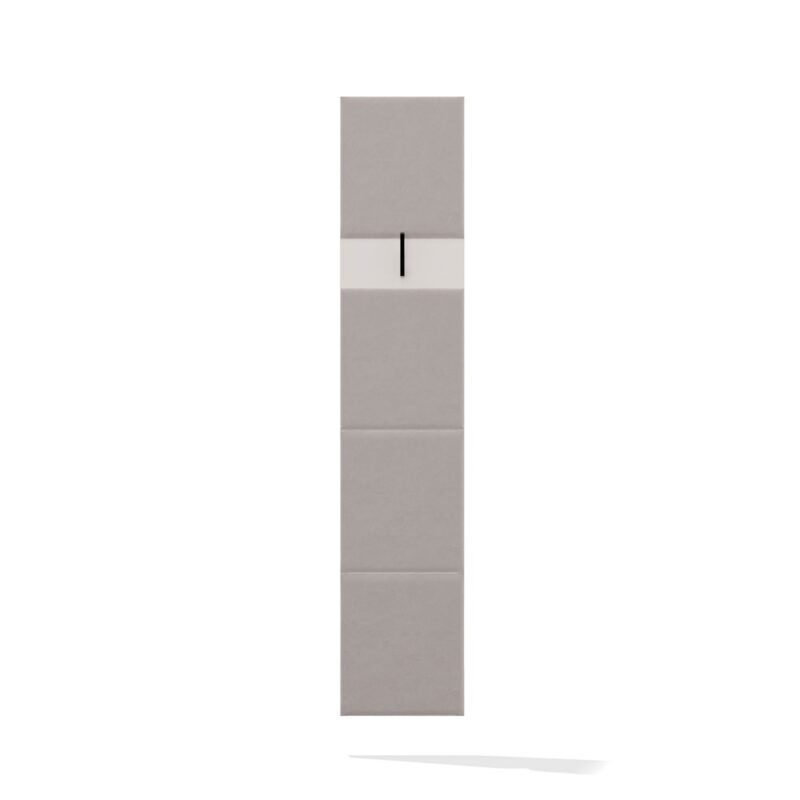 Garderobemeubel HAGA – Kasjmier beige – met beklede zitting