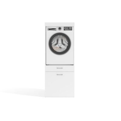 12dasdc12 Wasmachinekast POLA 2S – 2 laden – met opbergruimte
