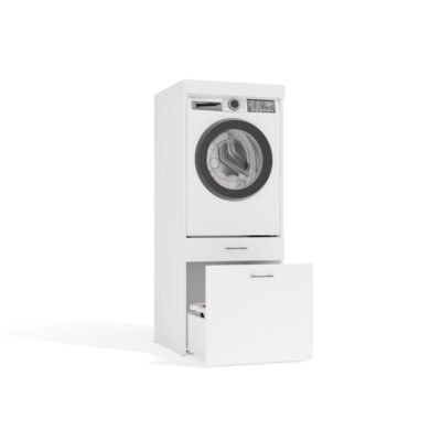 12dasdc13 Wasmachinekast POLA 2S – 2 laden – met opbergruimte