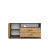 14 TV-meubel SIMPLO 1D2S Stolik TV – Artisan eiken / Antraciet – 2 laden – 1 deur