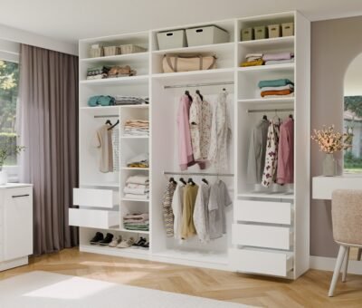 Garderobemeubel Moduowa OPENO – Wit