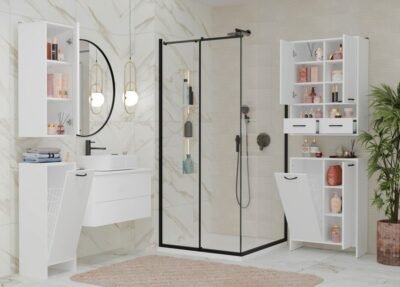14 Badkamerkast NINA 1K1D – 3 planken