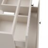 Wastafelmeubel TIGO 80 2S – Kasjmier – 2 laden – hangend – geribbeld front – met wastafel