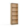 Rek R60 – Artisan eiken / Zwart – 5 planken