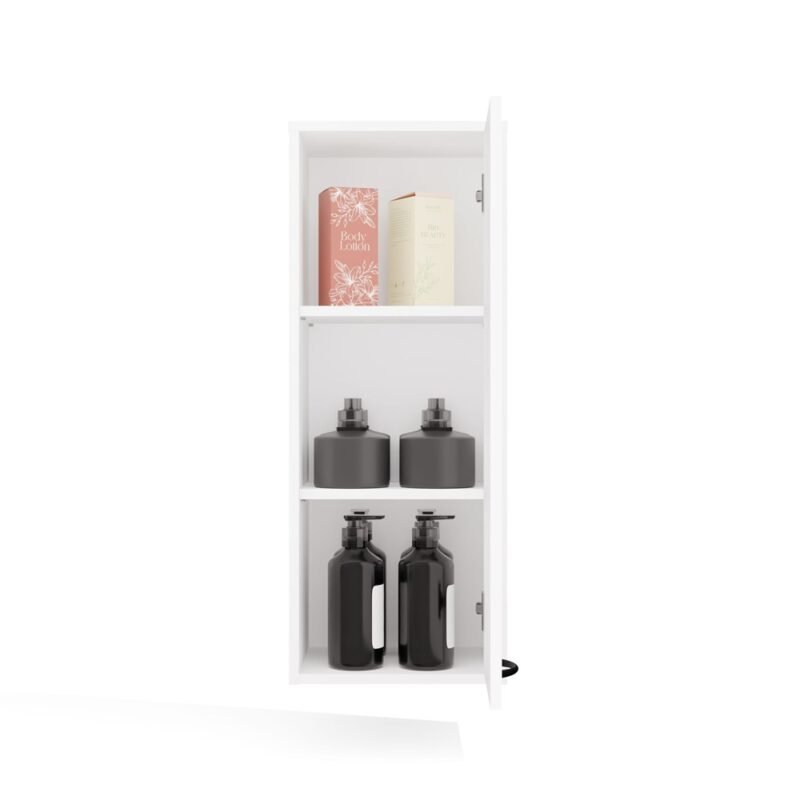 181 Badkamerkast NINA W1D – 1 deur – 3 planken – hangend