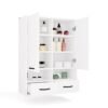 184 Badkamerkast NINA W2D2P2S – 2 laden – 2 deuren – 8 planken – hangend