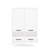 187 Badkamerkast NINA W2D2P2S – 2 laden – 2 deuren – 8 planken – hangend