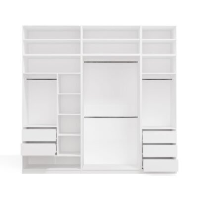 Garderobemeubel Moduowa OPENO – Wit