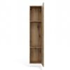 Badkamerkast TIGO 1D – Evoke eiken – hangend – geribbeld front