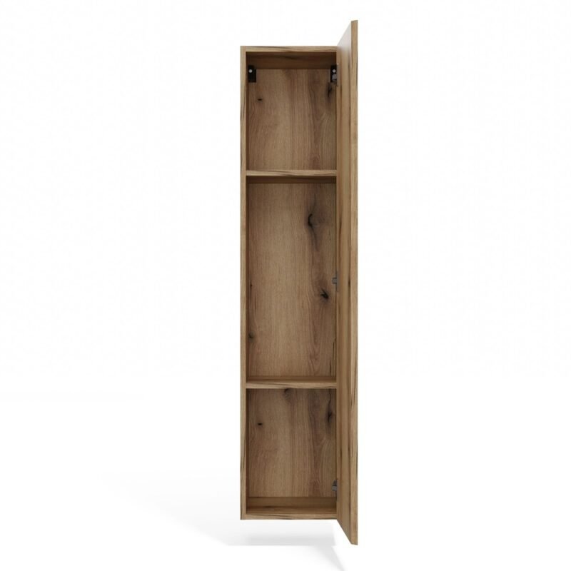 Badkamerkast TIGO 1D – Evoke eiken – hangend – geribbeld front