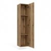 Badkamerkast TIGO 1D – Evoke eiken – hangend – geribbeld front