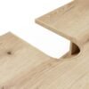 1D2S1 Wastafelmeubel TIGO 1D2S – 140 cm – Evoke eiken – 2 laden – hangend – geribbeld front – met wastafel