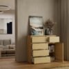 1D5SARTISAN10 Dressoir 1D5S – Artisan eiken – 5 laden – 1 deur