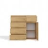 1D5SARTISAN2 Dressoir 1D5S – Artisan eiken – 5 laden – 1 deur