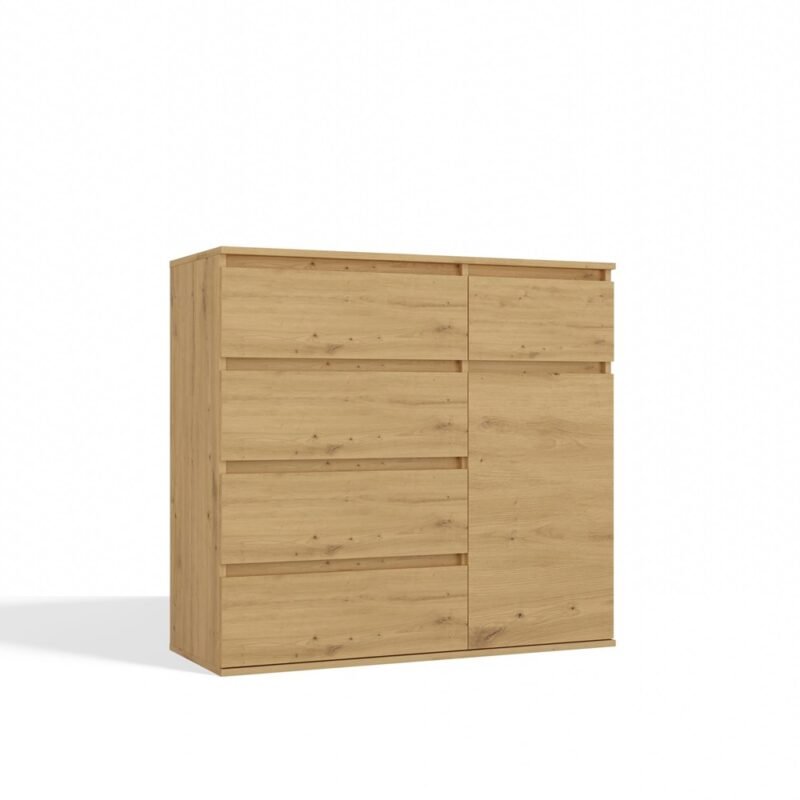 1D5SARTISAN7 Dressoir 1D5S – Artisan eiken – 5 laden – 1 deur