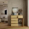 1D5SARTISAN9 Dressoir 1D5S – Artisan eiken – 5 laden – 1 deur