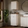 Badkamerkast CORDOBA 2D1S – Castello eiken / Kasjmier – hangend
