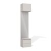 Garderobemeubel HAGA 1L2S – 238 × 50 × 35 cm – Kasjmier beige – 2 laden