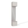 1lus7 Garderobemeubel HAGA 1L – 238 × 50 × 35 cm – Kasjmier beige