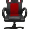 Bureaustoel Enzo – Zwart / Rood