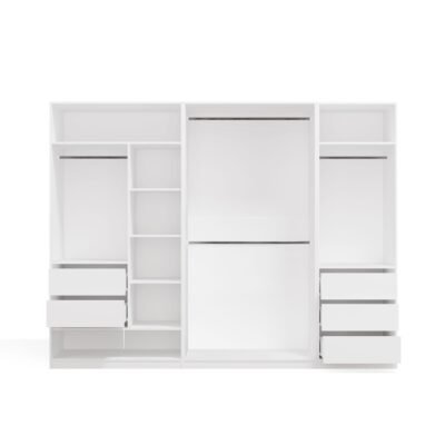 20 Garderobemeubel Moduowa OPENO – Wit