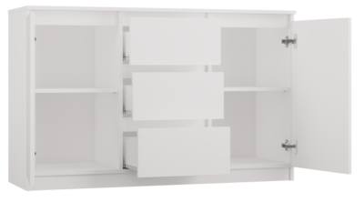 Dressoir COSTA 1D3S/2D3S – Wit
