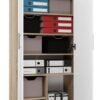 Rek Oliv 2D – Wit / Sonoma eiken