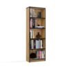 Rek R60 – Artisan eiken / Zwart – 5 planken