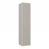Badkamerkast TIGO 1D – Kasjmier – hangend – geribbeld front