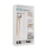 23 Garderobemeubel Moduowa OPENO – Wit