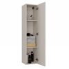 Badkamerkast TIGO 1D – Kasjmier – hangend – geribbeld front