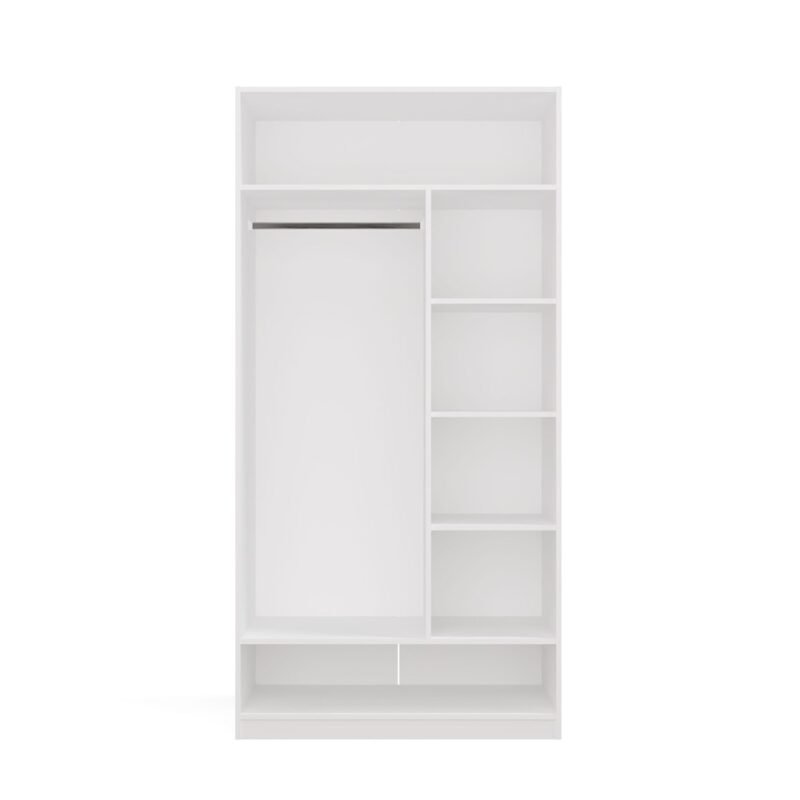 25 Garderobemeubel OPENO 1W6P – Wit