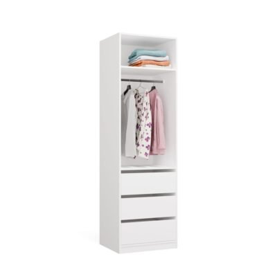 29 Garderobemeubel Moduowa OPENO – Wit