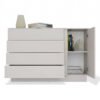 Dressoir AMBER 1D4S – Kasjmier beige – 4 laden – 1 deur
