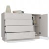 Dressoir AMBER 1D4S – Kasjmier beige – 4 laden – 1 deur