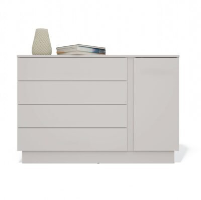 Dressoir AMBER 1D4S – Kasjmier beige – 4 laden – 1 deur