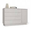 Dressoir AMBER 1D4S – Kasjmier beige – 4 laden – 1 deur