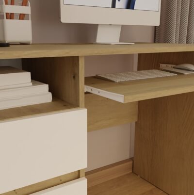 Bureau Komputerowe PORTO – 98,5 × 75 × 51 cm – links