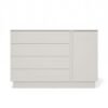 Dressoir AMBER 1D4S – Kasjmier beige – 4 laden – 1 deur