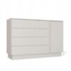 Dressoir AMBER 1D4S – Kasjmier beige – 4 laden – 1 deur