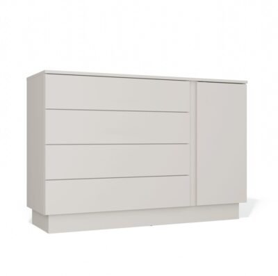 Dressoir AMBER 1D4S – Kasjmier beige – 4 laden – 1 deur