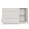 Dressoir AMBER 1D4S – Kasjmier beige – 4 laden – 1 deur